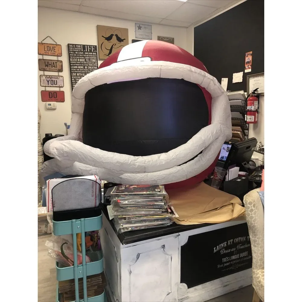 Fabrique Innovations HUGE NCAA Inflatable Lawn Helmet Alabama Crimson Tide‎